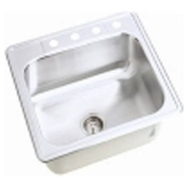 Elkay Sales - Sinks 25x22x7 SGL Bowl Sink NVP25224LF